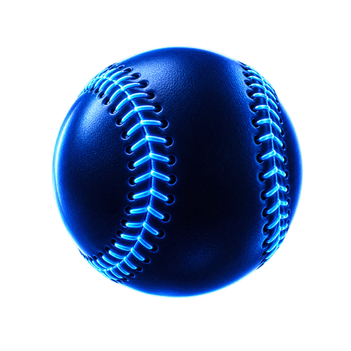 Glowing baseball