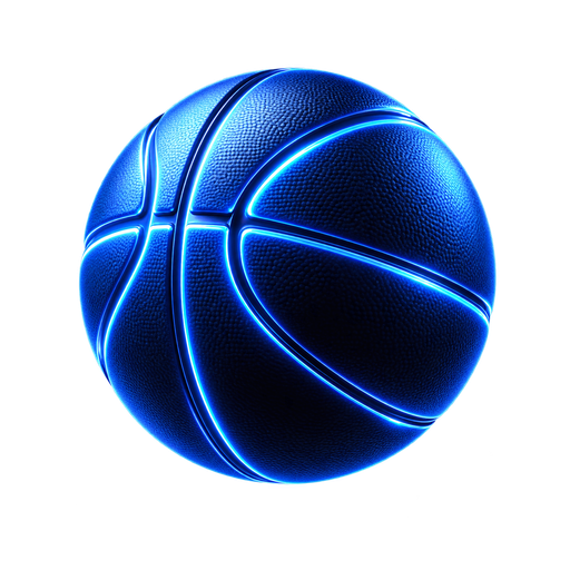 Glowing basketball